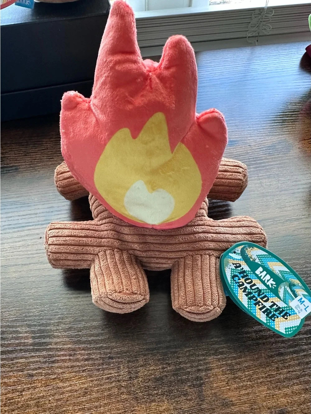 BARK Camping Dog Toy Set NWT Squeaky Crinkle Treat Toys